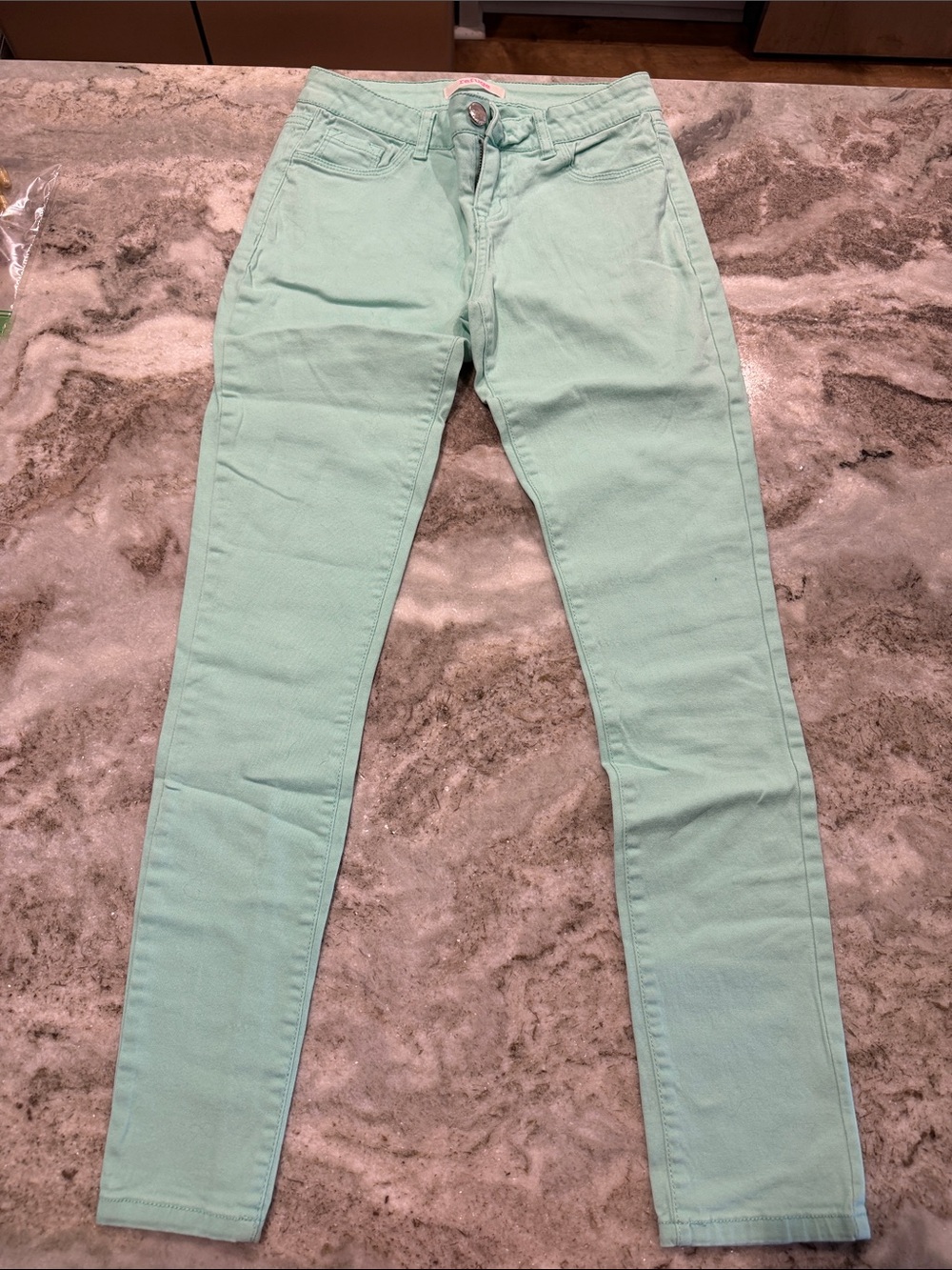 refuge Mint Green Skinny Jeans for Men